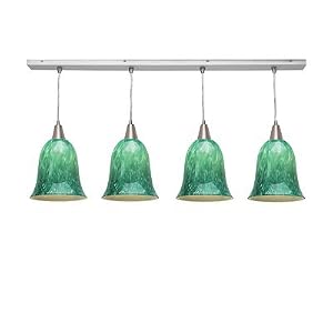 Access Lighting 52414 - Manhattan Bell Glass Bar 4 Lights Pendant