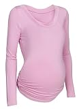 Crave Maternity Pink Scoop Neck Jersey Top, Size 18