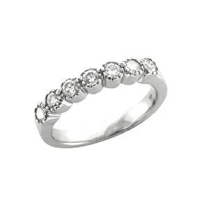 Platinum 7 Stone Diamond Ring