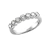 Platinum Round Brilliant Cut Diamond Ring / Band Size 6 ( G-H, SI, 0.50 carat)