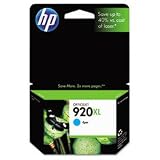 Genuine NEW Hewlett Packard CD972AN HP 920XL High Capacity Cyan Ink Cartridge
