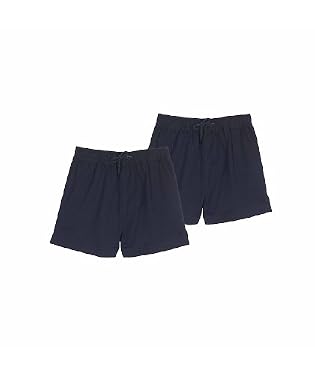 Navy rugby shorts - 2pk 3-4years
