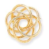14k Designer Pin