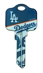 Los Angeles Dodgers Kwikset KW1 House Key