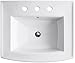 Foremost Group FL-1920-4W Foremost Series 1920 Pedestal Combo Bathroom Sink, White