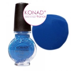Vernis BLEU ROI stamping nail art Konad - 11ml Vernis BLEU ROI stamping nail art Konad - 11ml