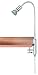 Trio-Leuchten 520580105 Power-LED-Klemmleuchte: 3x1W LED GU10 mit Flexarm H: max. ca.40cm alufarbig/chrom
