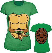  Juniors Teenage Mutant Ninja Turtle TMNT Costume T-shirt