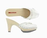 Prada Womens Wooden Clogs Shoes