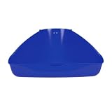 Corner toilet for small animal cages, 36 × 21 × 30/30 cm