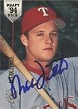 Mark Little, Texas Rangers, 1994 Stadium Club Draft Pick Autographed Card