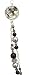 Black Tie Eclectic Long Necklace