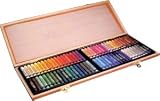 Inscribe Gallery Oil Pastels 72 Wooden Box Set