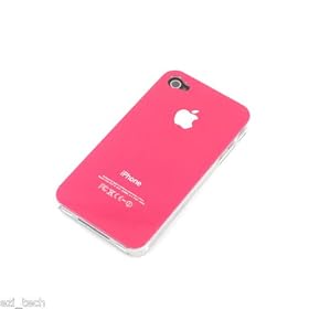 BadBoyz Premium Apple iPhone 4 PINK Hard Logo Back Case