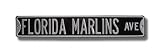 Florida Marlins Authentic Street Sign