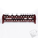 26 Bottle Stackable Wine Rack Kit -Mahogany
