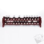 26 Bottle Stackable Wine Rack Kit -Mahogany