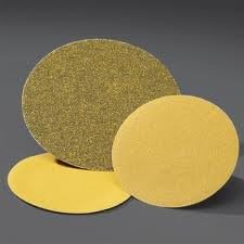 Carborundum / Norton Gold 59017 5 Inch Velcro / Hook & Loop No Hole Stack 180 Grit Sanding Discs - 100 Pack