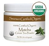 100% Certified Organic Matcha Green Tea 1.76 oz (50 grams) Pwdr by Swanson Organic Best Price