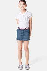 Girl's Denim Mini Skirt