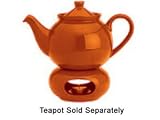 Waechtersbach Solid Orange Peel Contempo Warmer 6-in.