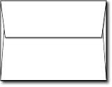 Envelope, A2 White, Square Flap - 50 Envelopes