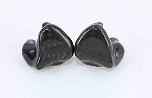 Heir Audio Black Carbon Fiber Hybrid Faceplate and Shell Hifi In-ear Stage Earphone