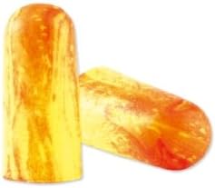 EAR Peltor 3M E-A-R Earplugs Uncorded Foam EN352-2 Noise Level Reduction 36dB Neon Yellow Ref ES-01-001 - Pack 250