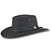 Barmah Hats Foldaway Bronco Leather Hat 1060BL / 1060BR / 1060RU