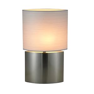 Adesso Sophia Tall Table Lamp Satin Steel