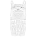 Evelots Mens Slimming Body Shaper Vest Undershirt Abs Abdomen Slim, White