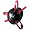 Black/Scarlet