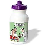 Londons Times Funny Medicine Cartoons - Truck Knee - Water Bottles