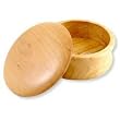 Kingsley Natural Wood Shave Shaving Bowl with Lid