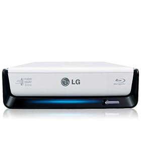 LG BE08LU20 AUAE00B 8x External 8x BDRW Kit eSATA and USB