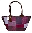 Coach Bleecker Purple Berry Signature/Leather Patchwork RARE Tote Handbag 14045 $398