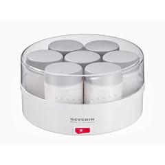 Severin JG 3516 Joghurt-Fix, wei�-grau / 7 Portionsgl�ser