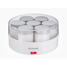 Severin - 3516 - Yaourti�re, Blanc / Gris, 13 W, Ronde, 7 Pots