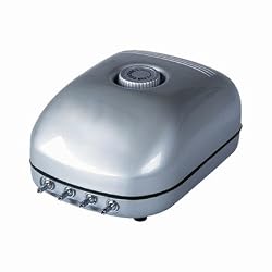 Hydrofarm AAPA15L 6-Watt 15-LPM Active Aqua Air Pump with 4 Outlets