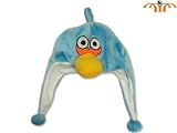 31DpbJ6E2jL. SL160  Angry Birds Blue Bird Limited Cosplay Plush Hat With Ear Flap