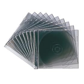 【クリックで詳細表示】サンワサプライ DVD・CDケース(クリアブラック) FCD-U10BKN