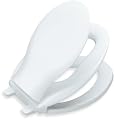 KOHLER K-4732-0 Transitions Quiet-Close Toilet Seat, White