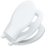 KOHLER K-4732-0 Transitions Quiet-Close Toilet Seat, White