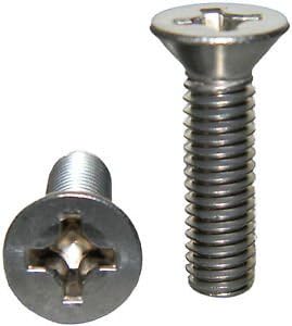 Stainless Steel Flat Head machine Screws 10-32 x 1/4" Qty 25