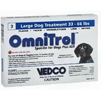 OmniTrol Spot-On Flea and Tick Treatment Plus IGR for Medium and Large Dogs