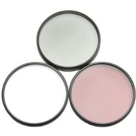 52mm High Resolution 3-piece Filter Set (UV, Fluorescent, Polarizer) FOR The Nikon D40, D60