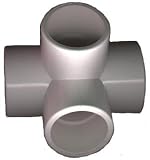 Davids Greenhouse 4 Way Elbow for 3/4 Inch PVC Pipe 4 per Box