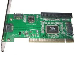 Childrens Toyshop  Computer : B4U PCI controller card 2 SATA internal ports / 1 SATA external port / 1 ATA IDE port