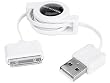 inspiretech iPod iPhone iTouch Retractable Dock to USB Connector