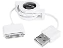 iPod / iPhone USB Data Sync & Charger Retractable Cable